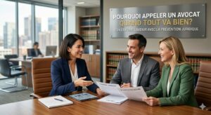 Pourquoi appeler un avocat quand tout va bien ?